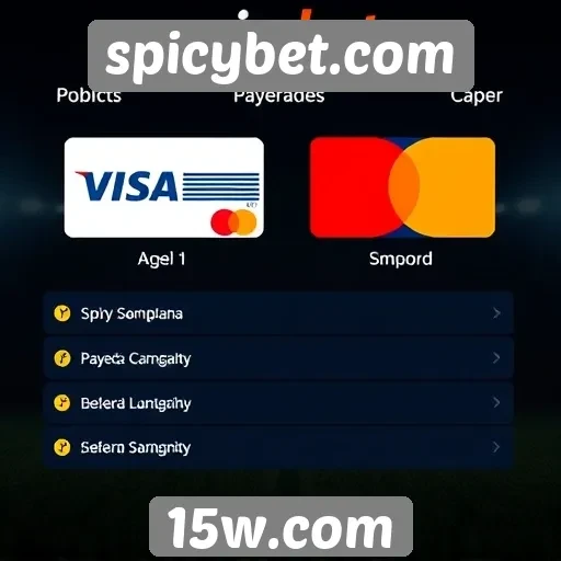 Métodos de pagamento oferecidos pelo spicybet.com