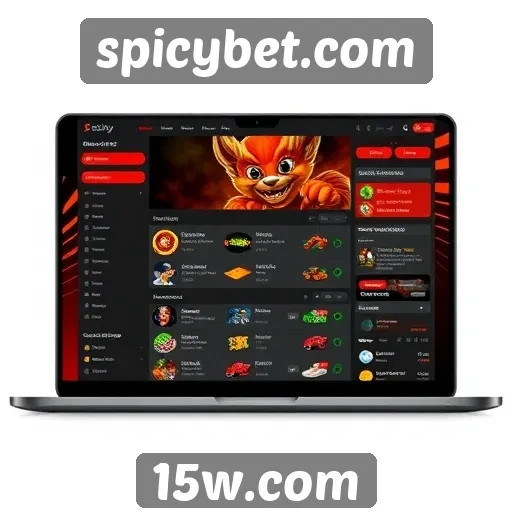 Interface do usuário do site Spicybet é intuitiva